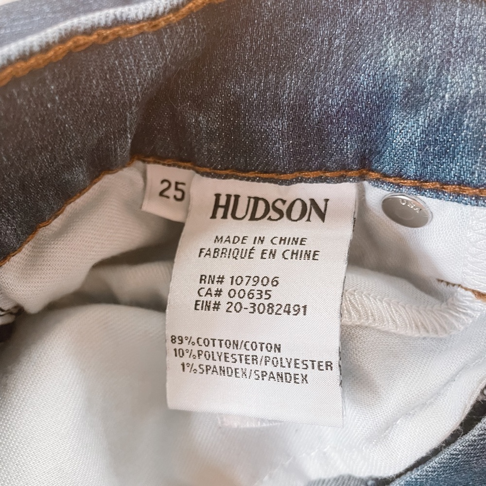 *sold* Hudson Dark Blue Krista Ankle Skinny Jeans - Picture 4 of 5